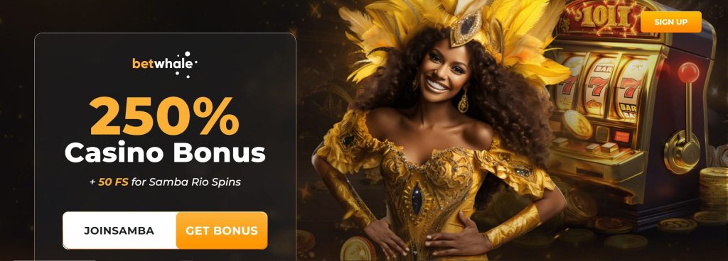 BetWhale NY online casino homepage featuring bonuses and modern games